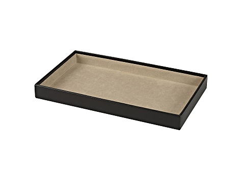 Vault 1.5 inch Deep Jewelry Tray Black By Wolf