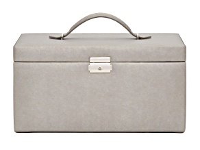 Heritage Large Jewelry Box in Pewter By Wolf