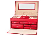 Heritage Extra Large Red Jewelry Box By Wolf