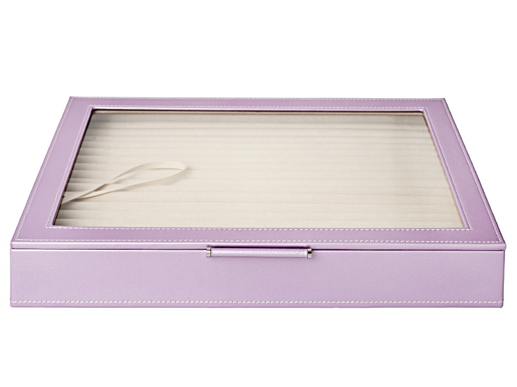 WOLF Large Ring Box with Window and LusterLoc (TM) in