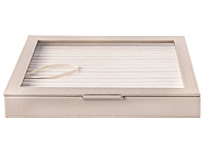 WOLF Large Ring Box with Window and LusterLoc (TM) in Stone