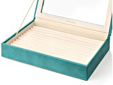 WOLF Medium Ring Box with Window and LusterLoc (TM) in Turquoise