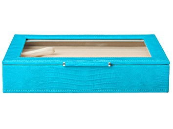Wooden Jewelry Box with Six Layers & Mirror