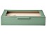 WOLF Medium Ring Box with Window and LusterLoc (TM) in Juniper Green