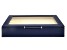 WOLF Medium Ring Box with Window and LusterLoc (TM) in Navy