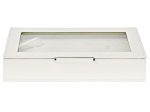 WOLF Medium Ring Box with Window and LusterLoc (TM) in Ivory