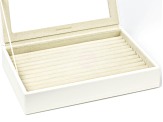WOLF Medium Ring Box with Window and LusterLoc (TM) in Ivory