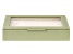 WOLF Medium Ring Box with Window and LusterLoc (TM) in Sage Green