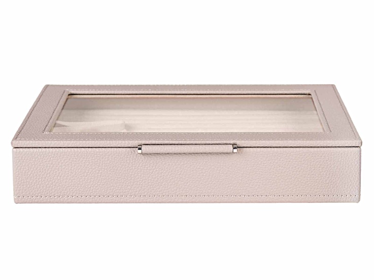 WOLF Medium Ring Box with Window and LusterLoc (TM) in Stone