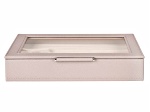 WOLF Medium Ring Box with Window and LusterLoc (TM) in Stone