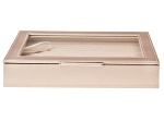 WOLF Medium Ring Box with Window and LusterLoc (TM) in Rose Gold