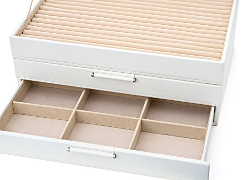 Lovin’ You Andromeda 新品未開封ボックス シュリンク付き WOLF Large Jewelry Box with Window and LusterLoc in Moonstone