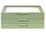 WOLF Large Jewelry Box with Window and LusterLoc (TM) in Sage Green
