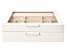 WOLF 2-Tier Jewelry Box with Window, Bangle Drawer, and LusterLoc (TM) in Ivory