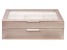 WOLF 2-Tier Jewelry Box with Window, Bangle Drawer, and LusterLoc (TM) in Rose Gold