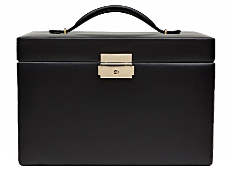 Heritage Small Jewelry Box in Black By Wolf - WJB166A | JTV