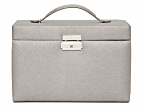 Heritage Small Jewelry Box in Pewter By Wolf