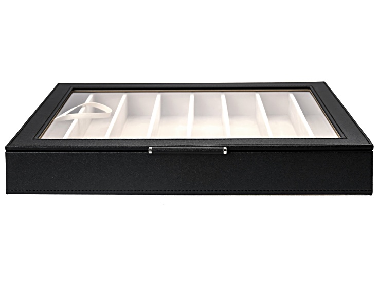 WOLF Large Necklace & Bracelet Box with Window and LusterLoc (TM