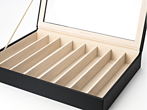 WOLF Large Necklace & Bracelet Box with Window and LusterLoc (TM