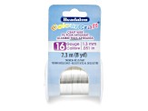 ColourCraft Wire, 16 gauge Silver Plated Tarnish Resistant, 8 yd spool