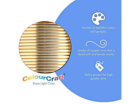 ColourCraft Wire, 20 gauge Silver Plated Tarnish Resistant, 15 yd spool