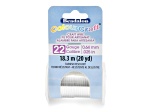 ColourCraft Wire, 22 gauge Silver Plated Tarnish Resistant, 20 yd spool