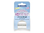 ColourCraft Wire, 24 gauge Silver Plated Tarnish Resistant, 30 yd spool