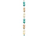 Crystal Lane DIY Assorted Pastel Colors 8mm Pears 7" Glass Garden Bead Strand