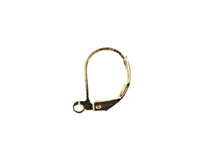 John Bead 16mm 18kt Gold Plated Earring Lever Back 12 Pieces