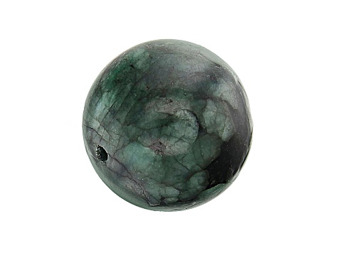 Bahia Brazilian Emerald in Matrix Focal Bead 20mm Sphere