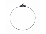 John Bead Must Have Findings 38mm Silver Tone Iron Large Earring Hoops 10 Pieces