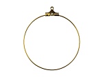 John Bead Must Have Findings 38mm Gold Tone Iron Large Earring Hoops 10 Pieces