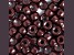 9mm Opaque Chocolate Brown Glass Pony Beads, 100pcs