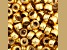 6mm Gold Color Mini Plastic Pony Beads, 500pcs