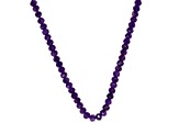 Amethyst 4mm Faceted Rondelles Bead Strand, 12.5" strand