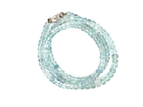 AQUAMARINE FACETED BEADS SHORT STRAND - 116SNA | JTV.com