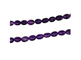 Amethyst Tumbled Beads 6.5x8.5-15x9.5mm Bead Strand