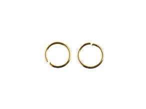 John Bead Must Have Findings 6mm Gold Tone Iron Jump Rings 142 Pieces