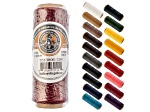 Gudebrod 0.38mm Red/Brown 3ply Waxed Beading Thread 500ft