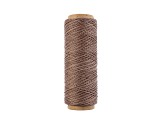 Gudebrod 0.38mm Sand Color 3ply Waxed Beading Thread 500ft