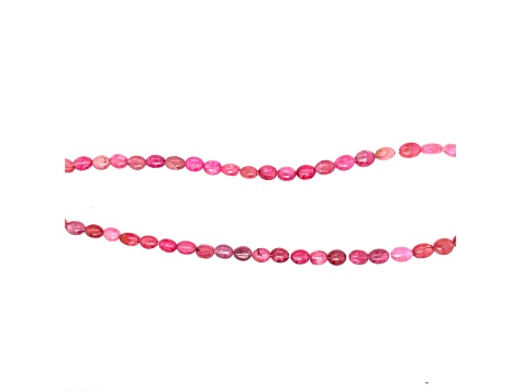 Mahenge Spinel 4x6-6x8mm Tumbled Bead Strand Approximately 14" in Length