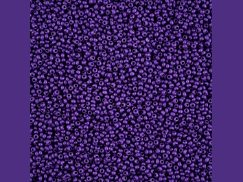 Picture of John Bead Czech Glass 11/0 Seed Beads Terra Intensive Matte Purple 23 Gram Vial