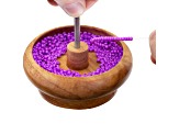 4.75" Wooden Bead Spinner Kits with Beading Needle, Seed Beads Loader for Jewelry Making