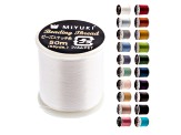 Miyuki Size B White Nylon Beading Thread 50m