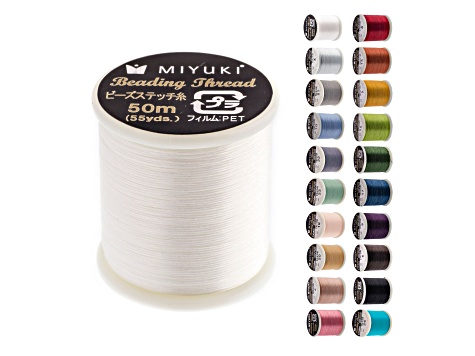 Miyuki Size B Eggshell Nylon Beading Thread 50m - 1277NB