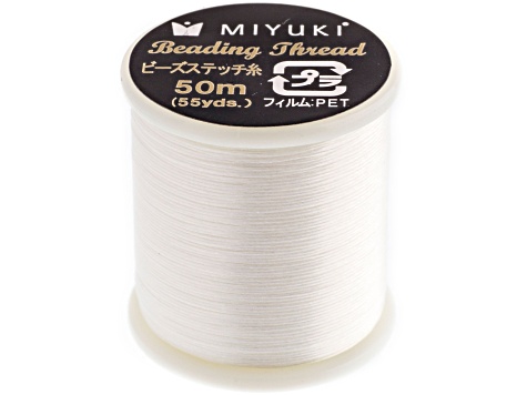 Miyuki Size B Eggshell Nylon Beading Thread 50m