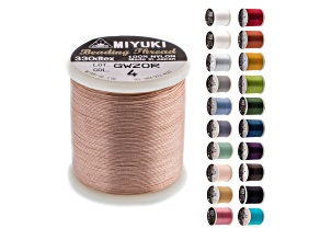 Miyuki Size B Blush Nylon Beading Thread 50m