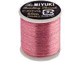 Miyuki Size B Pink Nylon Beading Thread 50m