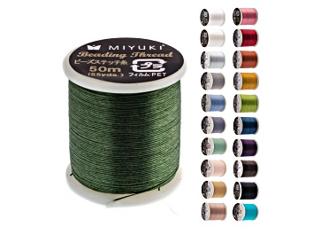Picture of Miyuki Size B Green Nylon Beading Thread 50m