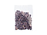 John Bead 7.5mm White Metallic Amethyst Luster Color Czech Glass Ginkgo Leaf Beads 50 Grams